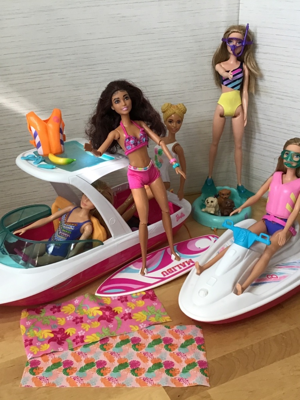 Barbie Dolls and Boats